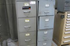 Cabinet w 4 Drawers (2) w Contents of Welding Supplies