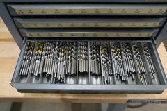 Huot Number Wire Guage Drill Index 5 Drawer