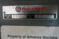 Rockwell Series 34-50 10" Table  Saw with Assorted Blades and Manuals, Portable on Casters