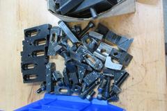 Clamp Down Hardware, Assorted, Nuts, Bolts, Risers, Strap Clamps