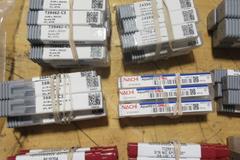 Solid Carbide Cutters, End Mills, Drills, Key Cutters, Chamfer Cutters, Various Brands, Small Diameters 1/8-1/4" Shanks