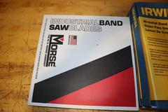 Bandsaw Blades Irwin and Morse (New In Boxes) 11'x3/4"x.035", 10' 10.5"x 3/4"