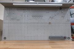 Portable Work Bench with Maple Top, Upper Shelf, Drawer, Work light