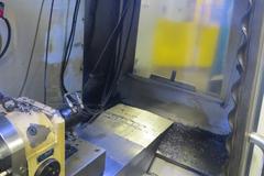 Haas VF-4 CNC Vertical Machining Center, Maincon CNC Control, 4th Drive, 24 ATC, Thru Spindle Coolant, 8100 RPM Gearbox Spindle, New 2013