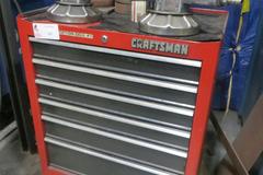 Craftsman 6 Drawer Rolling Tool Box w Hand Tools, Air Tools - Contents