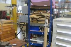 Shelving Unit w 5 Shelves & Contents