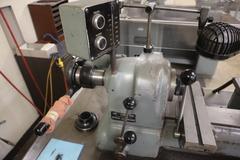 Hardinge DSM-59 Second Operation Lathe with Lever Operated 5C Collet Closer and 6-Station End Working Slide