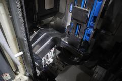 Mazak PFH-4800 CNC Horizontal Machining Center, Mazatrol 640M Control, (2) 400mm Pallets, CT40, 80 ATC,  .001 Degree Index, 2 Station Pallet Changer - NOT CURRENTLY OPERATIONAL