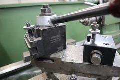 Nardini Model MS1440E Engine Lathe, Tool Post, Tailstock, Steady Rest