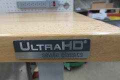 Portable Work Bench with Maple Top, Upper Shelf, Drawer, Work light