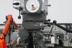 Bridgeport 2J Vertical Knee Mill, Mitutoyo 2-Axis DRO, Quill Scale, Power Table Feed