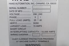 Haas TM-1 CNC Tool Room Mill, Haas 32-Bit CNC Control, 40 Taper, Splash Guards, Coolant Tank & Pump
