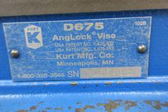 Kurt D675 6" Machine Vise With 3" Tall Steel Jaws and Handle