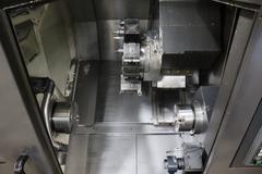 Doosan Puma 2100SY CNC Lathe, Live Milling, Y-Axis, Sub-Spindle, C-Axis Main and Sub, Chip Conveyor, Parts Catcher, Conveyor