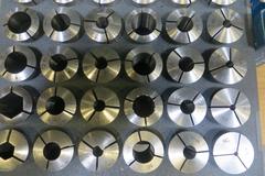5C Collets w Storage Rack - Including Hardinge and Lindex