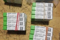 Solid Carbide Cutters, End Mills, Drills, Key Cutters, Chamfer Cutters, Various Brands, Small Diameters 1/8-1/4" Shanks