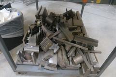 Press Brake Dies - Large Assortment on Cart w Casters
