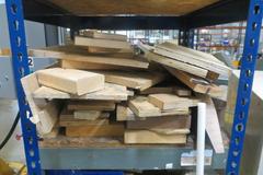 Shelving Unit w 5 Shelves & Contents