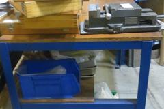 Workbench w Lower Shelf- NO Contents Except Work Light