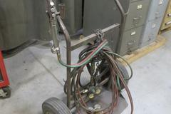 Acetylene Cart w Gauges and Torch