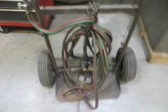 Acetylene Cart w Gauges and Torch