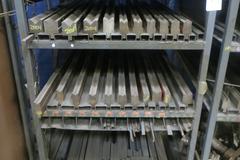 Press Brake Dies - Large Assortment on Cart w Casters
