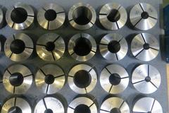 5C Collets w Storage Rack - Including Hardinge and Lindex