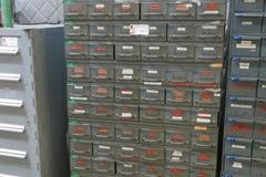 Equipto 90 Drawer Index w Contents Large Assortment