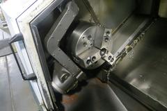 Femco Durga 25E CNC Turning Center, Fanuc OT CNC Control, 8" 3-Jaw Chuck, Tool Setter, 12-Station Turret, Tailstock and MORE!