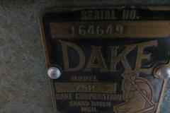 Dake 75H Hand Operated Hydraulic H-Frame Shop Press, 75 Ton,