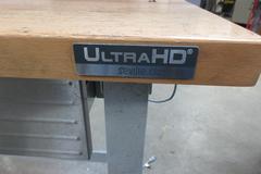 Portable Work Bench with Maple Top, Upper Shelf, Drawer, Work light