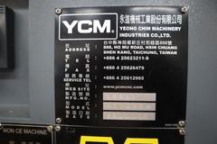 YCM Model NSV156A CNC Vertical Machining Center, Dual Chip Augers, Chip Conveyor