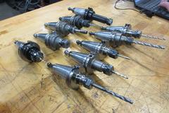 CAT40 ER16 Collet Type Tool Holders, Various Brands