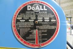 DoAll 3613-1 Vertical Band Saw, 36" Throat, 30-1/2" x 24" Table, Work Light