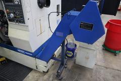 Daewoo Doosan Lynx 220C CNC Turning Center, 8" 3-Jaw Chuck, 12 Station Turret, Parts Catcher, Tool Presetter, Chip Conveyor