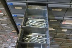 Durham 84 Drawer Index w Contents of Hardware