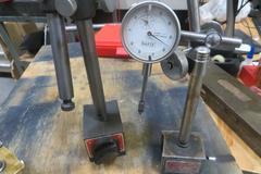 Micrometers (3) w 4 Assorted Magnetic Bases