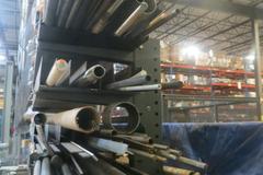 Cantilever Rack, Adjustable w (14) Arms- Large Assortment of Stock