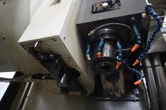YCM Model XV560A 3-Axis CNC Vertical Machining Center, 10K RPM Spindle, 20 Station Side Mount ATC