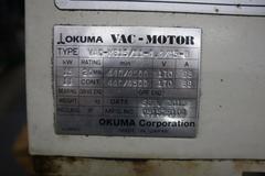 Okuma LB15 II CNC Lathe Turning Center, OSP700L CNC, 12 Station Turret, Tailstock, 8" Chuck, Chip Conveyor