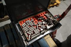 HUGE Pin Gage Set In Metal Case .061-1" Incomplete