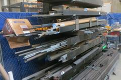 Cantilever Rack, Adjustable w (14) Arms- Large Assortment of Stock