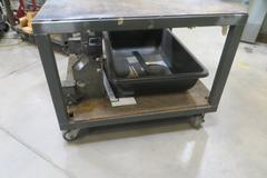 Heavy Duty Cart, 2 Shelves, AND Contents