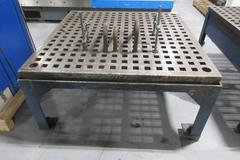 Weldsale Co. 5’ x 5’ Welding Table Platen and Assorted Tooling