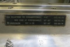 Pullmax Ursviken Model Optima 200 4.1/3.15 220 Ton CNC Press Brake W Cybelec DNC 900 Control