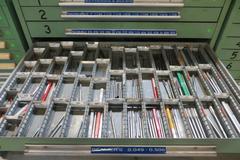 Heavy Duty Cabinet 13 Drawer Cabinet and Contents