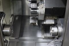Doosan Puma 2100SY CNC Lathe, Live Milling, Y-Axis, Sub-Spindle, C-Axis Main and Sub, Chip Conveyor, Parts Catcher, Conveyor