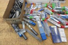 Cutting Tools, Carbide and HSS, New and Used, Drills, Taps, End Millls, Inserts