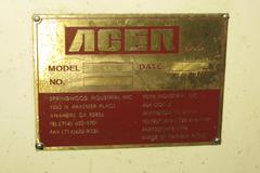 Acer Ultima 4VK CNC Vertical Knee Mill, Centurion 6 CNC Control, 10" x 50" Table, Kurt Power Draw Bar, Servo 140 Power Knee, Acu-Rite Scale on Quill, 