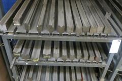 Press Brake Dies - Large Assortment on Cart w Casters